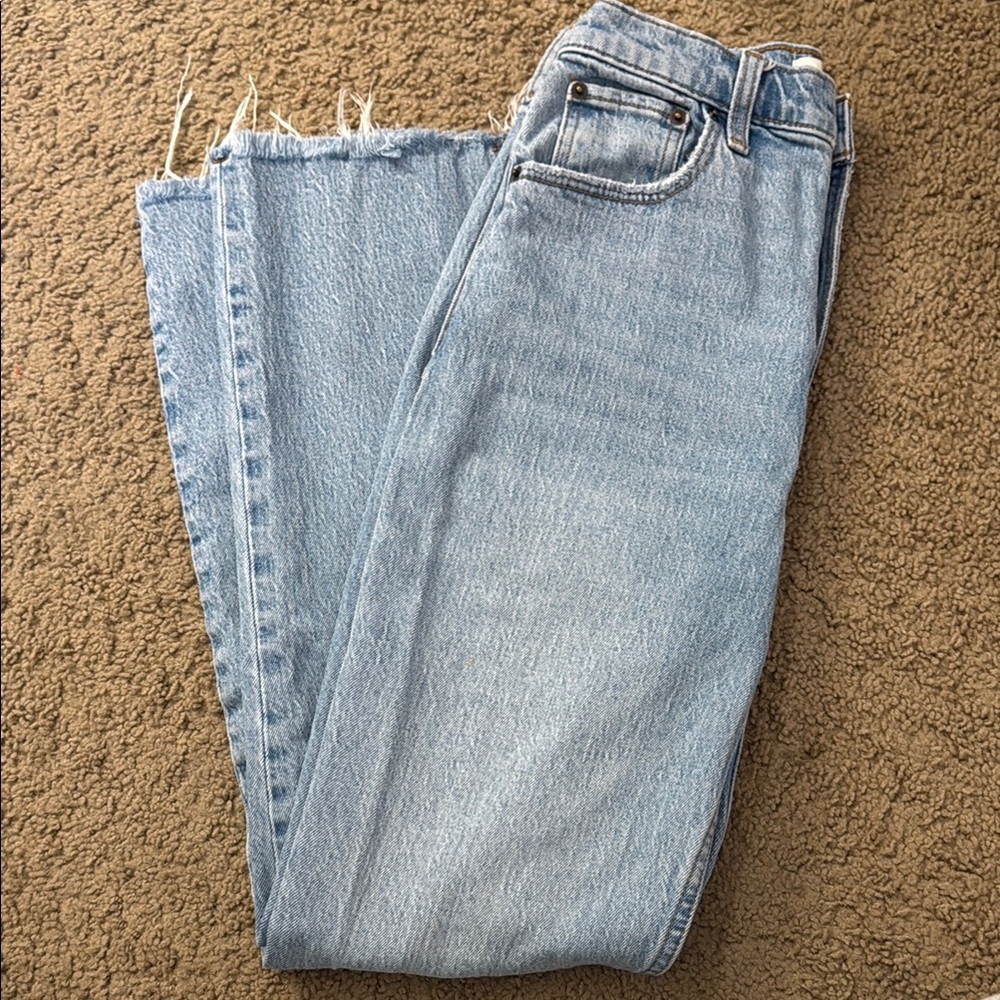 Light Blue Distressed Women's Jeans